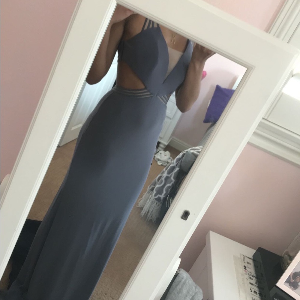 Grey Formal Dress
